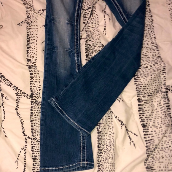 TWENTYONE BLACK | Low rise flare jeans | Size 1/2R - Picture 4 of 4